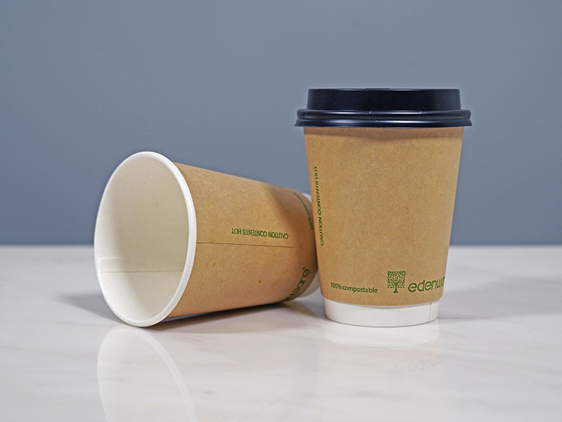 8oz Kraft Paper PE Coated Hollow Cup