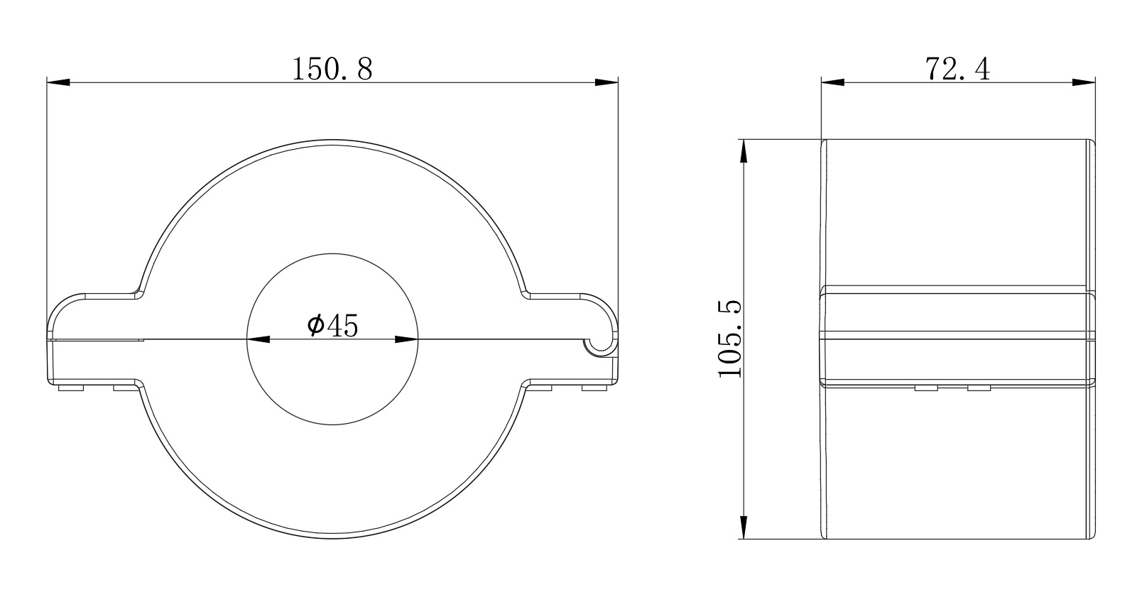 split current transformer power supply