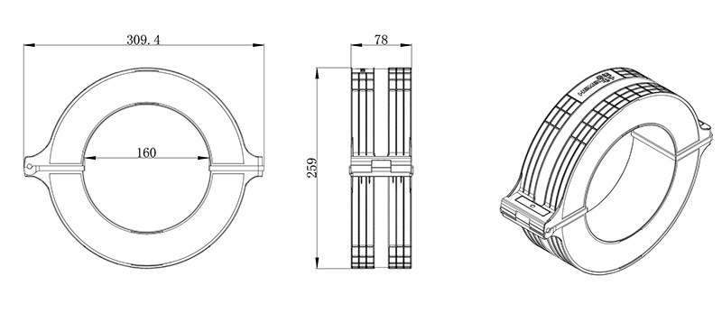 energy harvesting current transformer