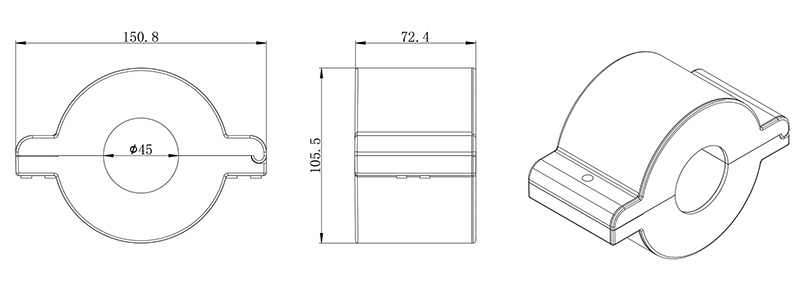 energy harvesting current transformer