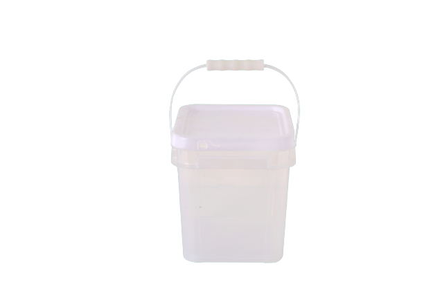 5L plastic square pail