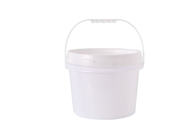 Round White PP plastic buckets