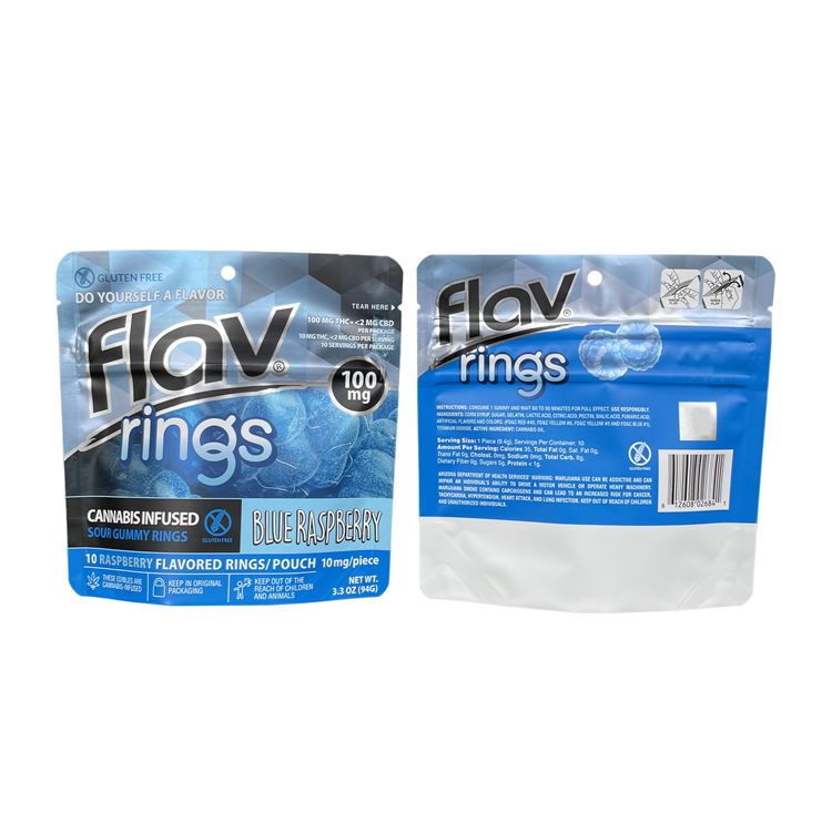 Smell proof zipper bags 