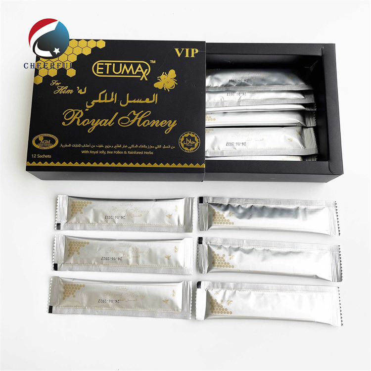 Royal Honey Box 22g honey sachet packaging