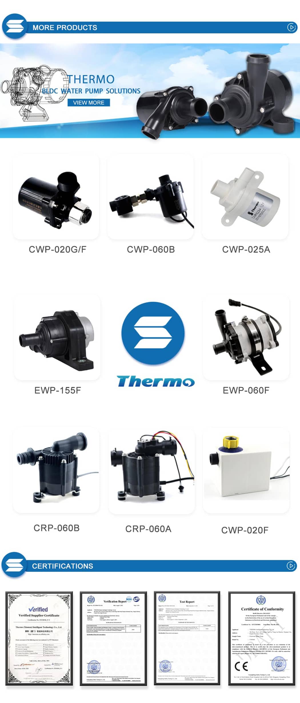 Thermo DC Pumps Thermo DC Pumps