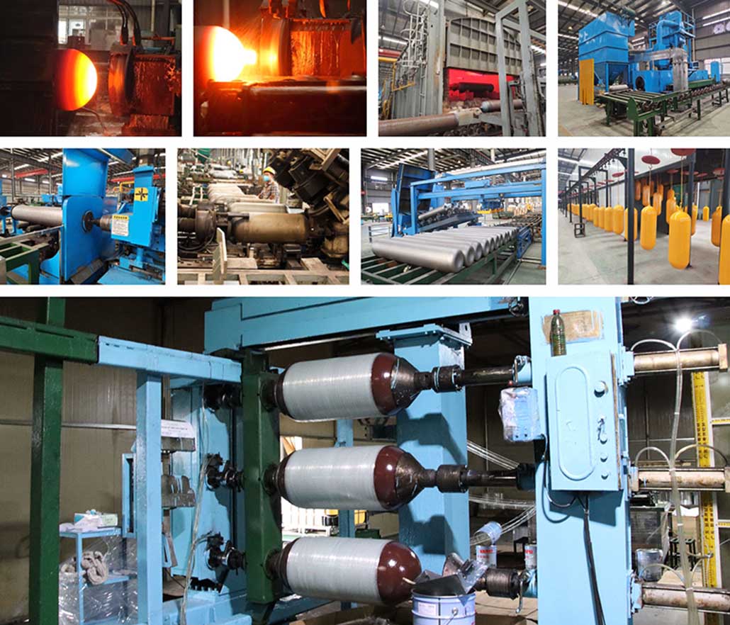 Modern Production Technology Two type gas cylinder production technology