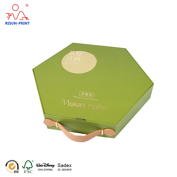 Octagonal clamshell Mooncake Gift Box Octagonal clamshell Mooncake Gift Box