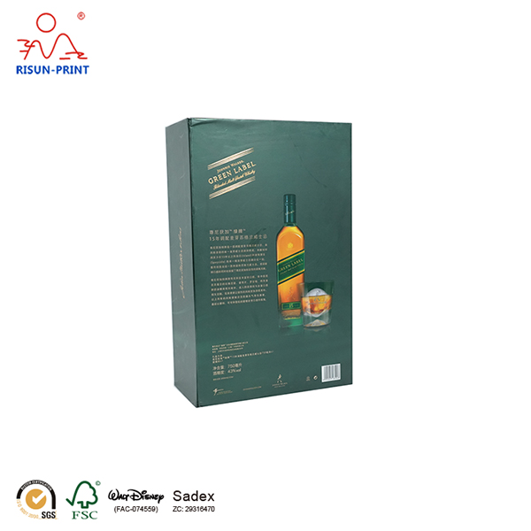 Luxury Johnnie Walker Blended Scotch Whiskey wine box Luxury Johnnie Walker Blended Scotch Whiskey wine box