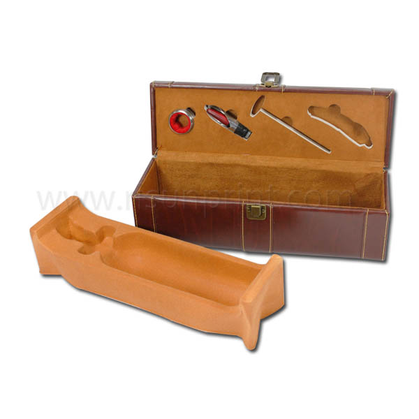 Brown Leather Wine Box Brown Leather Wine Box