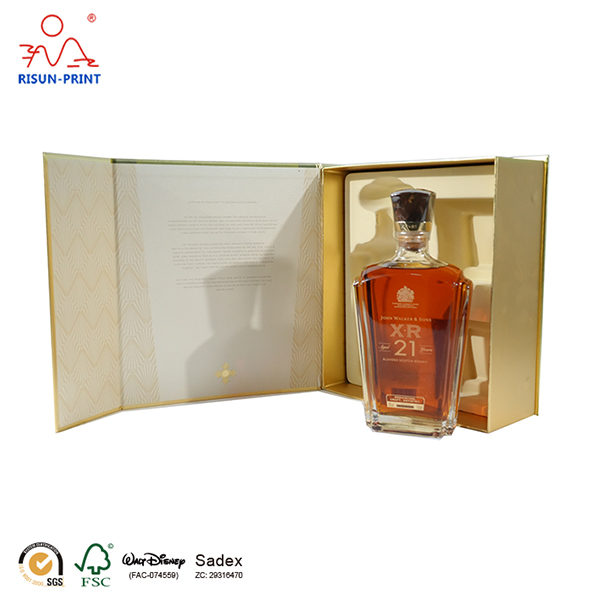 Luxury Wine Whiskey Cardboard Packaging box Luxury Wine Whiskey Cardboard Packaging box