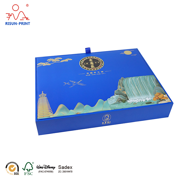 Customized luxury double door-open clamshell food gift box packaging Customized luxury double door-open clamshell food gift box packaging