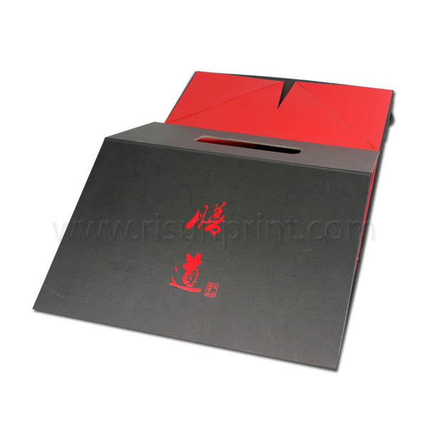 Folding Packaging Box With Rope Handles Folding Packaging Box With Rope Handles