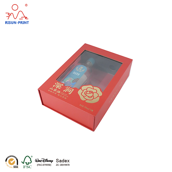 hand-held PET Window Display packaging gift box hand-held PET Window Display packaging gift box