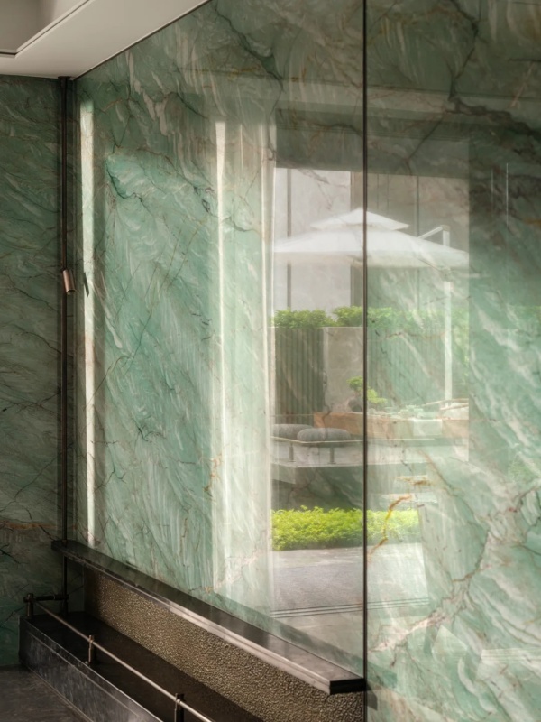 Gaya Green Quartzite walls