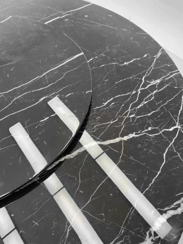 Nero Marquina Marble dining table