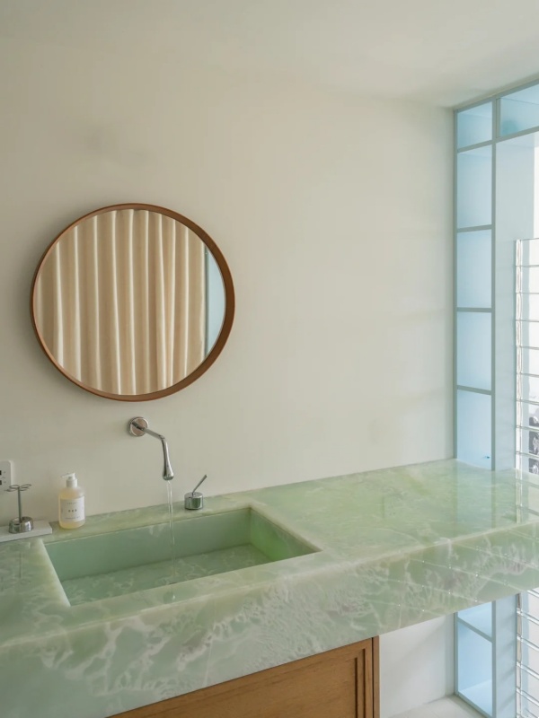 Green Onyx vanity tops