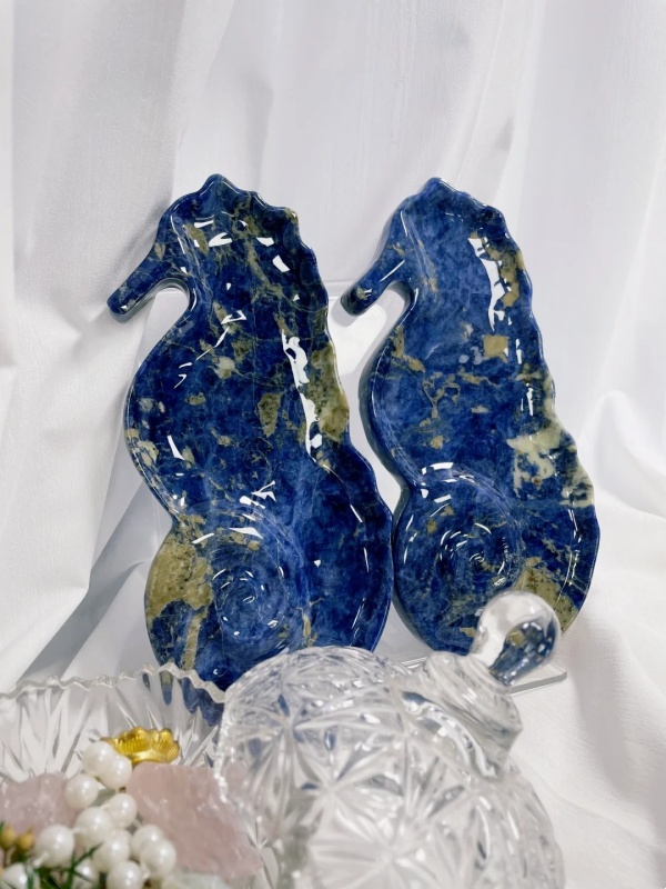Blue Sodalite Quartz art tray