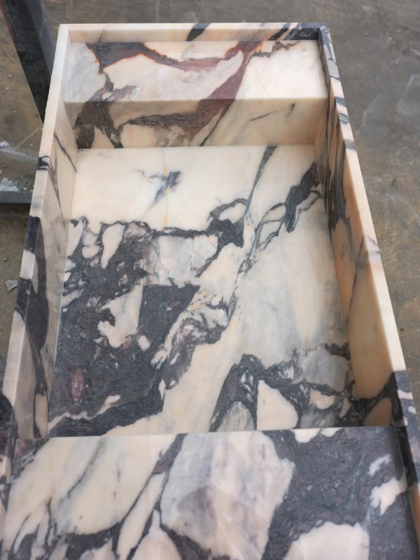 Calacatta Rosa Marble sink