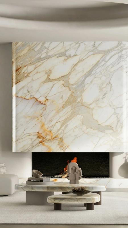 Calacatta Gold Marble wall tiles