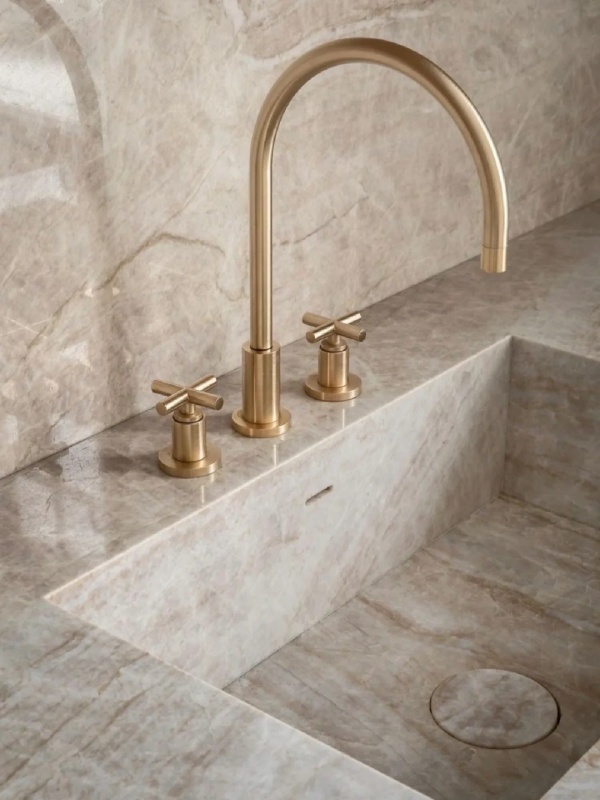 Taj Mahal Quartzite sink