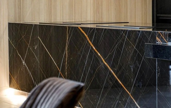 Saint Laurent Black Marble vanity