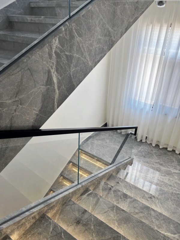 Hermes Grey Marble stairs