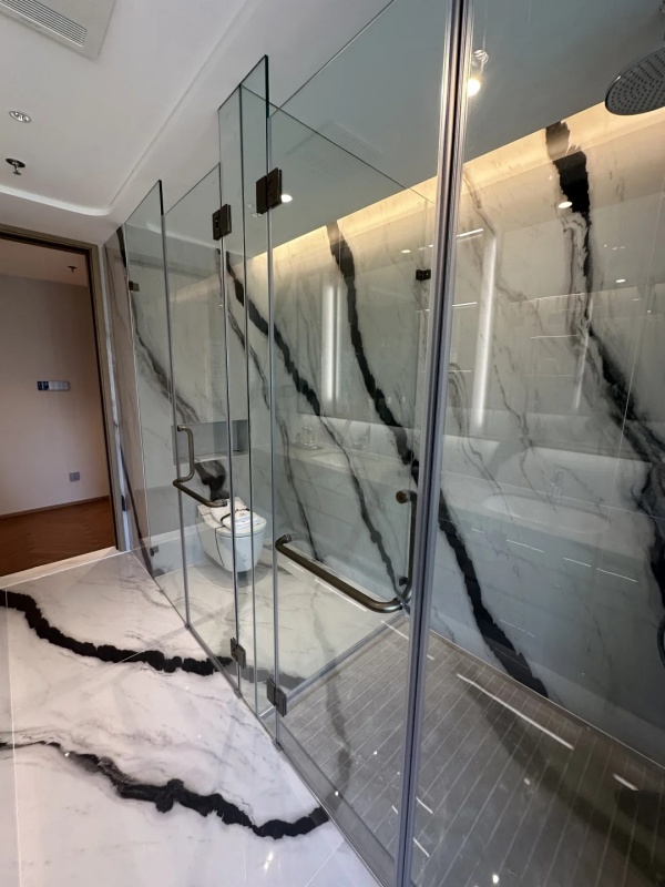 china panda white marble bathroom wall