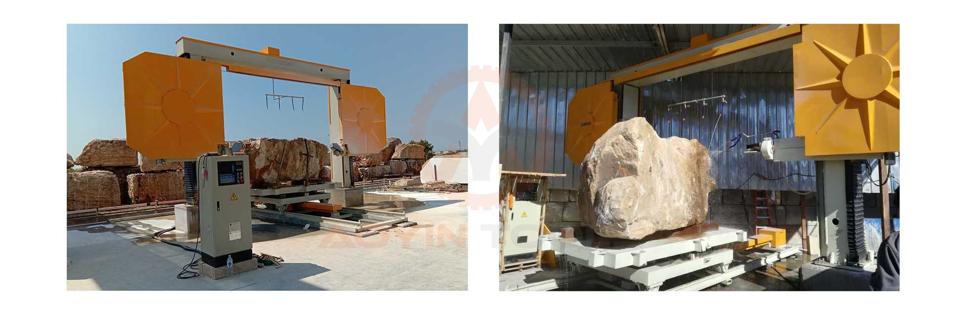 产品 Block trimming wire saw machine