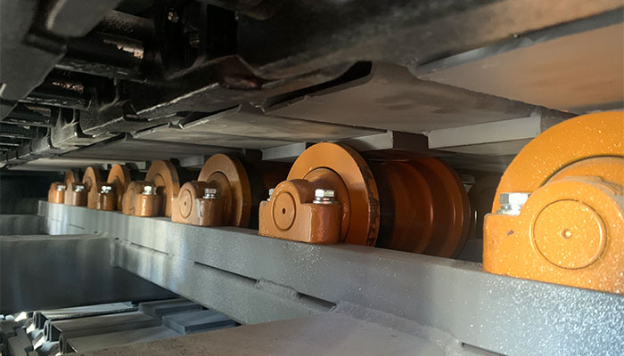 Apron Feeder with Crawler Chain Track Structure