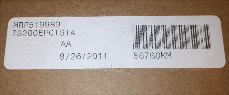 GE IS200EPCTG1AAA GE IS200EPCTG1AAA