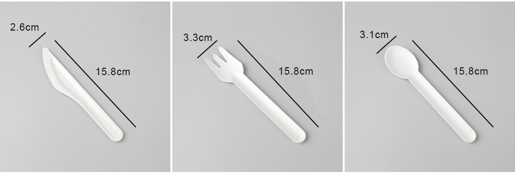 Paper Cutlery Size Paper Cutlery Size