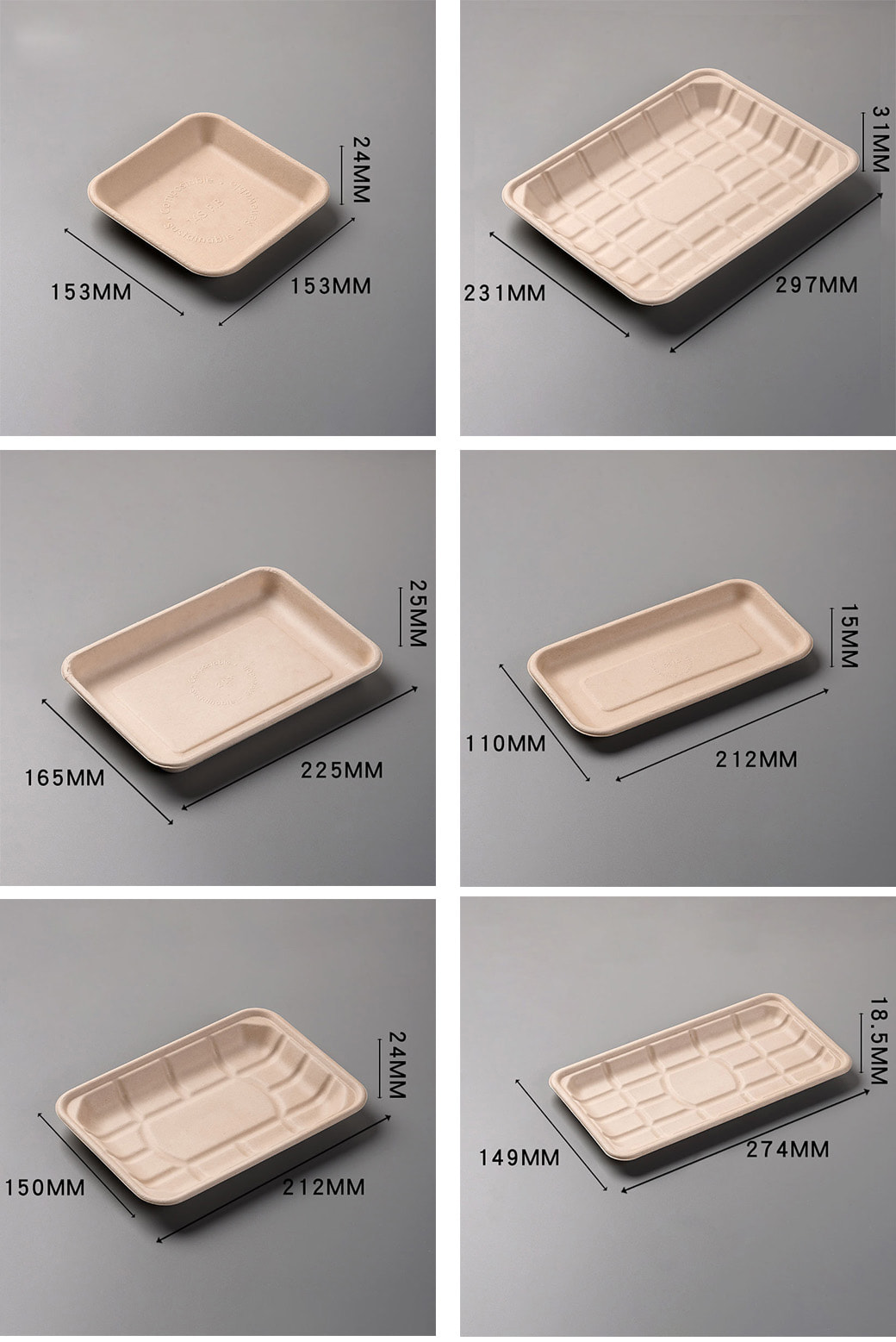 Sugarcane Bagasse Trays Supplier Sugarcane Bagasse Trays Supplier