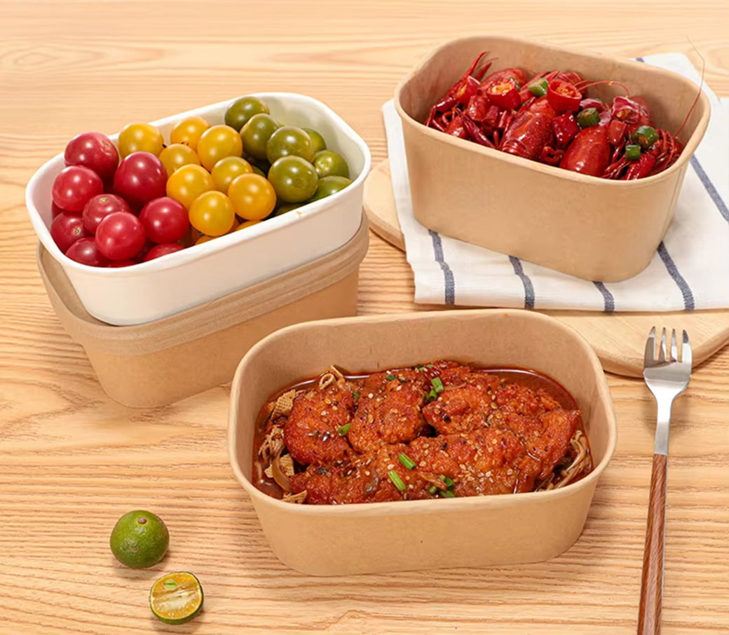 Square Kraft Paper Food Box Square Kraft Paper Food Box