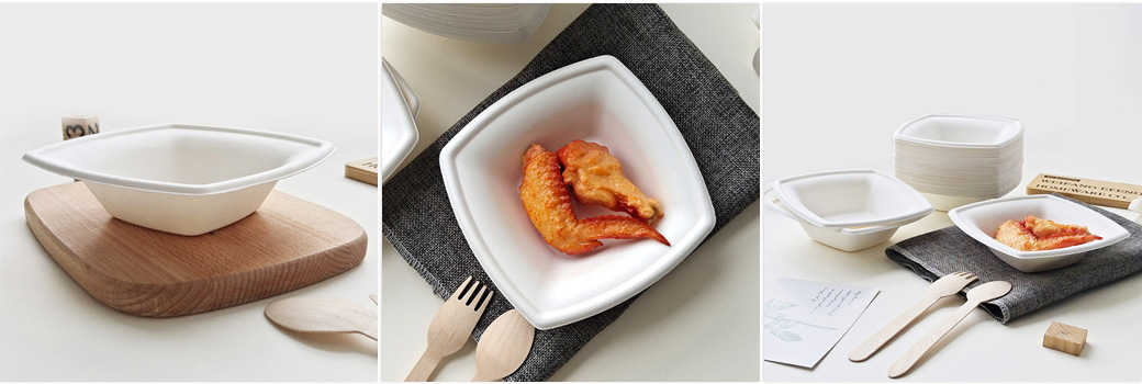 Bagasse Square Bowl Bagasse Square Bowl