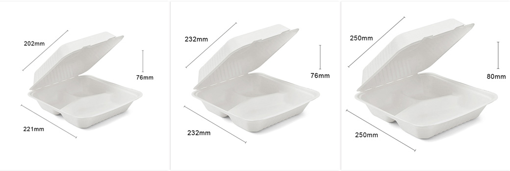 Sugarcane Clamshells Manufacturer Sugarcane Clamshells Manufacturer