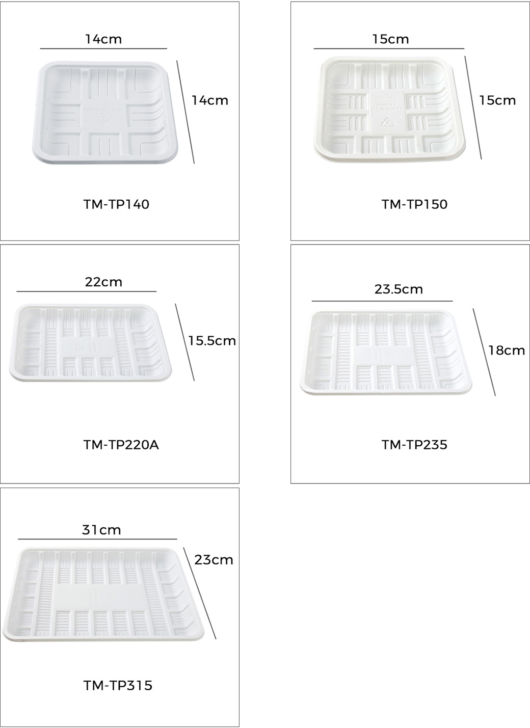 Cornstarch Food Tray Cornstarch Food Tray