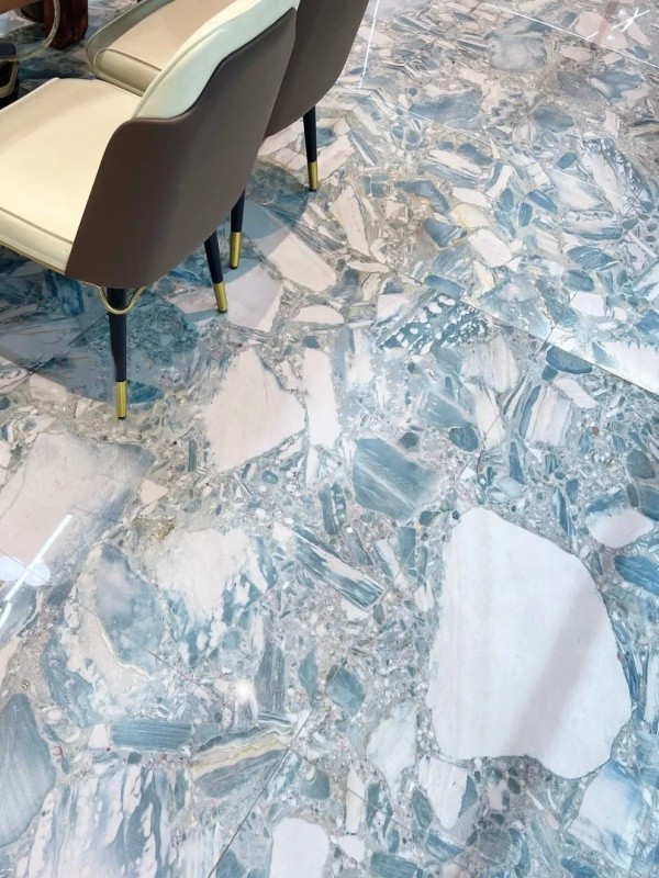 Cocada Blue Quartzite flooring