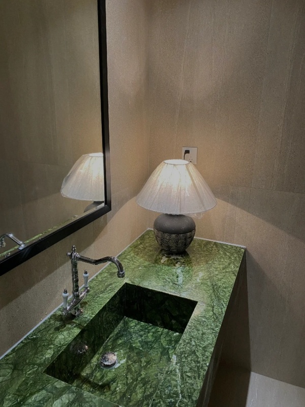Danton Green Marble bathroom vanity