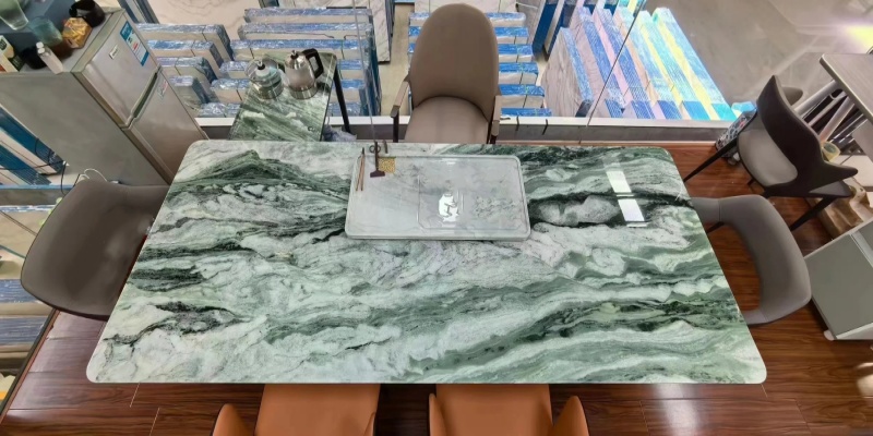 Victoria Green marble tabletop