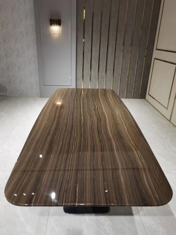 eramosa brown marble table