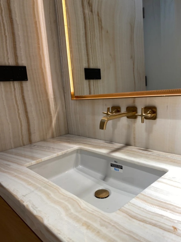 Ivory White Onyx vanity top
