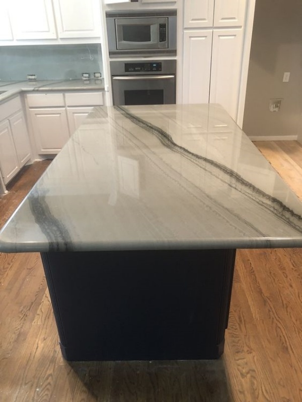Silver Shadow Quartzite island top