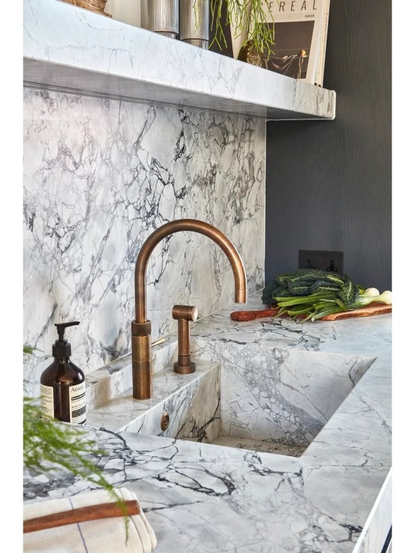 Super White Quartzite countertops