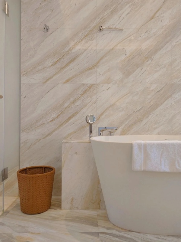 Greece Ajax Gold Marble bathroom walls