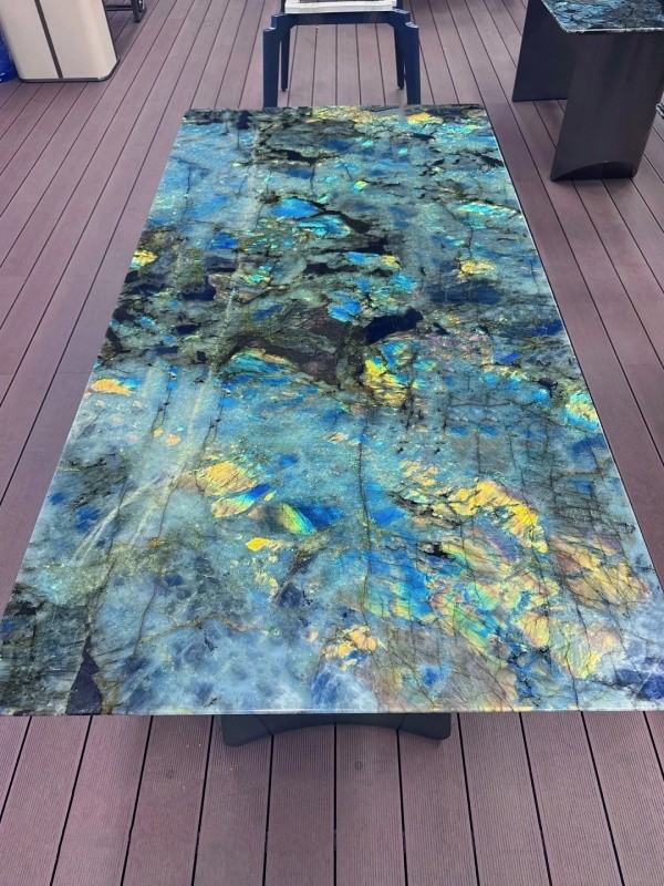 Lemurian Blue granite table top