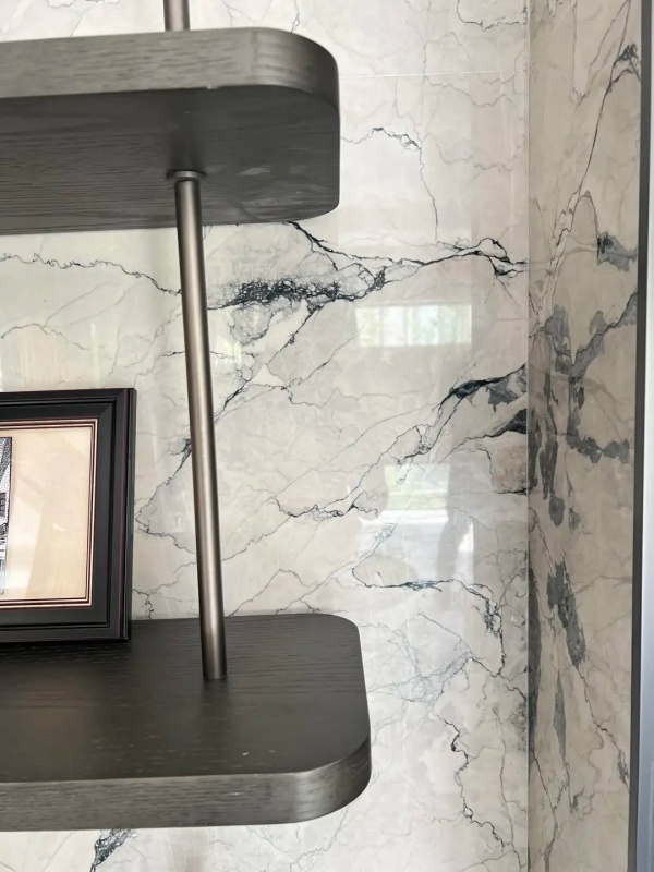 Camouflage White Marble wall cladding