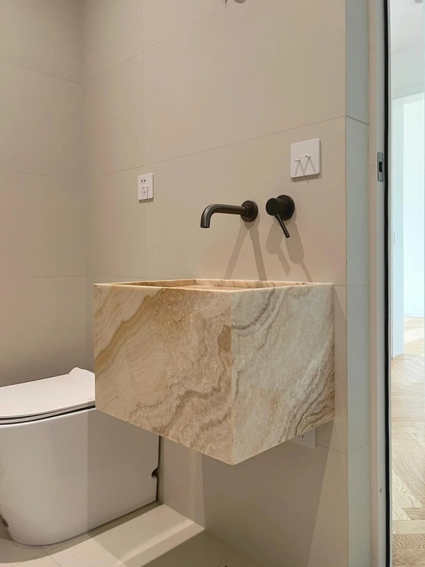 Ivory Onyx bathroom sink