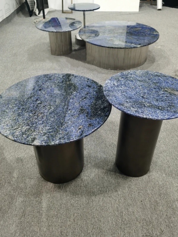 Azul Bahia granite tables