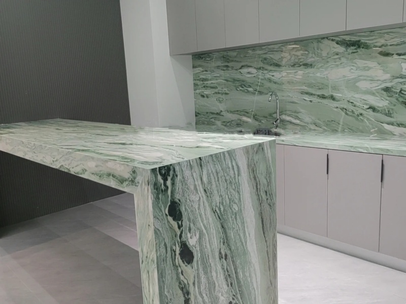 Victoria Green marble island