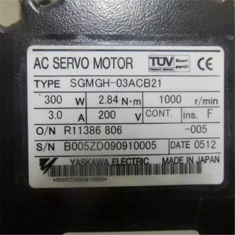 SGMGH-03ACB21 Servo Motor